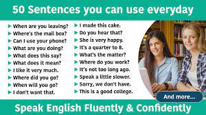 speak english fluently confidently