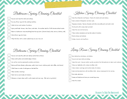 Lazy Girls Spring Cleaning Checklist Free Printable
