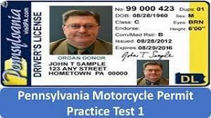 pennsylvania motorcycle permit practice