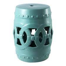 Chinese Mint Green Ceramic Drum Ceramic