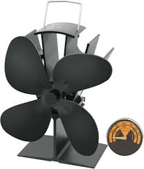 Heat Powered Wood Stove Fan With 4