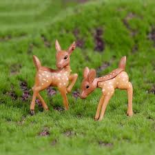 Craft Artificial Deer Statue Fairy