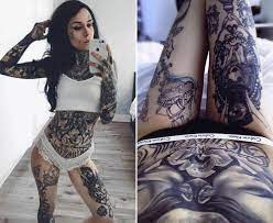 Hot tattoo model Monami Frost - Daily Star