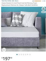 mattress sleeper sofa bed