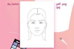 face chart pdf makeup artist tool