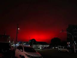 Sky Turns Blood Red In China