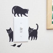 Light Switch Decals Cat Wall