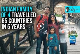 indian family travelled to 65 countries