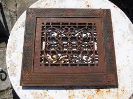 vine ornate cast iron heat floor