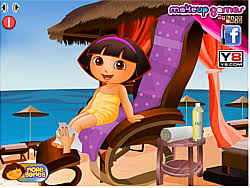 dora at the spa play now for