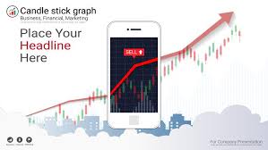 Mobile Stock Trading Concept With Candlestick And Financial