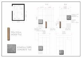 provide tile layout for floor plans and