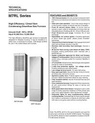 technical specs on the new m7rl series