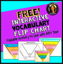 Free Interactive Vocabulary Flip Book Activity Common Core Aligned