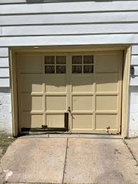 broken garage door panel