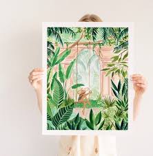 Tropical Wall Art Tropical Print Boho