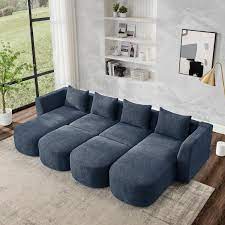 modular sectional sofa with ottomans