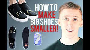 A 10.5e fits my left foot perfectly but is way too narrow for my right foot. How To Make Big Shoes Fit Smaller Youtube