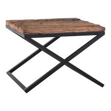 Iron Black Finished Coffee Table With