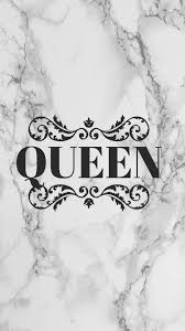 queen black white marble