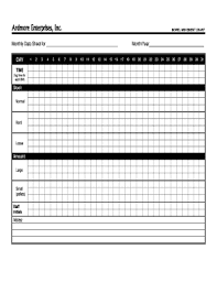 Printable Bowel Movement Charts Form Fill Out And Sign
