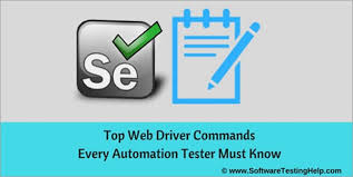 Top 25 Selenium Webdriver Commands That You Should Know