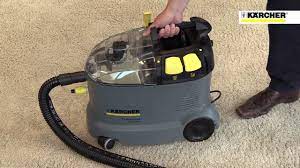 clean carpets with the karcher puzzi 8