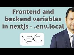backend variables in nextjs