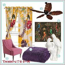 enchanted tiki room inspired bedroom