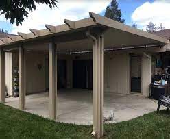 Flatwood Solid Roof Mounted Patio Cover
