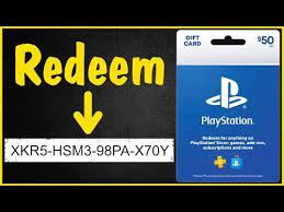 playstation gift card code on ps4