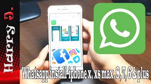 whatsapp install with new apple id to