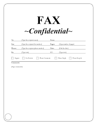 Free Fax Cover Sheet Template Printable Blank Basic Personal