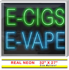 E Cigs E Vape Neon Sign Jantec 32
