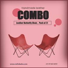 Handmade Leather Erfly Chair