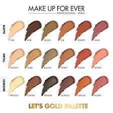 make up for ever let s gold eye palette