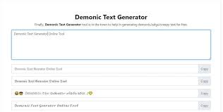 Use the below options to change the scary text effect. Demonic Text Generator Copy Paste