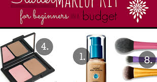 starter makeup kit for beginners on a