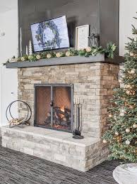Festive Fireplace Decor