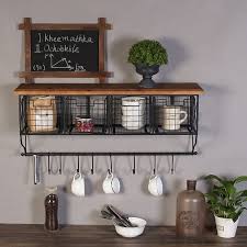 Vintage Wall Mounted Floating Shelves