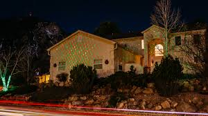 Let It Glow With Lasers A Holiday Home Decorating Craze