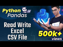 python pandas tutorial 4 read write