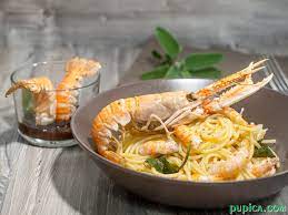 pasta with langoustines er and