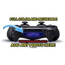 Ps4 Controller Full Color Custom Removable Lightbar Decal Sticker