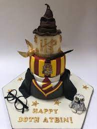 Harry Potter 3 Tier Cake gambar png