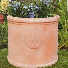 Blossom Terracotta Cylinder Planters
