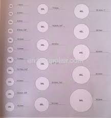 13 Best Photos Of Sewing Button Sizes Button Size Chart