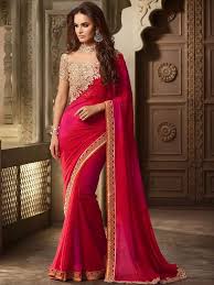 red sarees at nihal fashions nihal