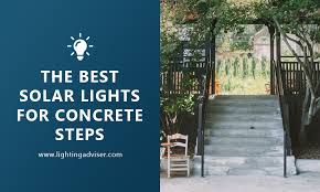 best solar lights for concrete steps