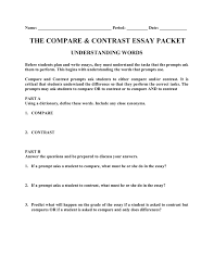 the compare contrast essay packet ajadaf pages text the compare contrast essay packet ajadaf